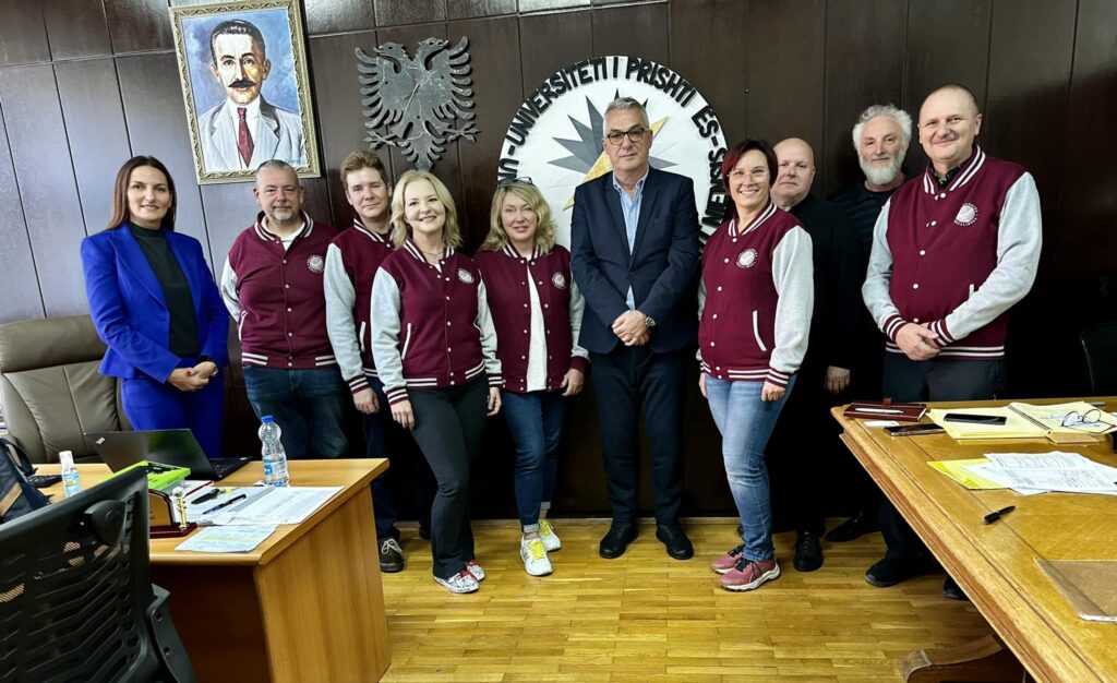 Spotkanie z nowym Dziekanem Wydziału Mechanicznego Prof. Dr. Mirlind Bruçi - październik 2024
